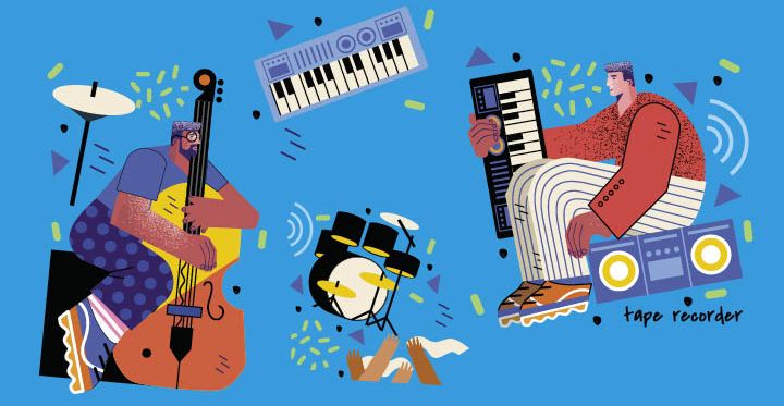illustration de musiciens