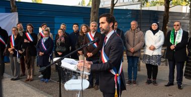 Edouard Denouel prononce son discours