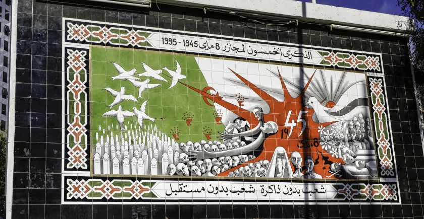 Fresque mémorielle à Sétif