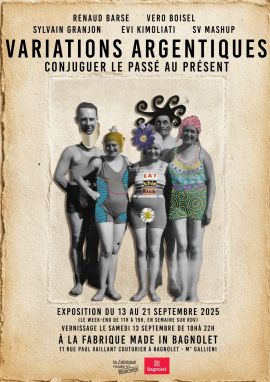 Exposition de photographies anciennes brodées