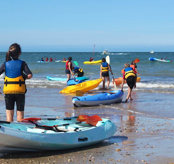 Journée kayak à la mer