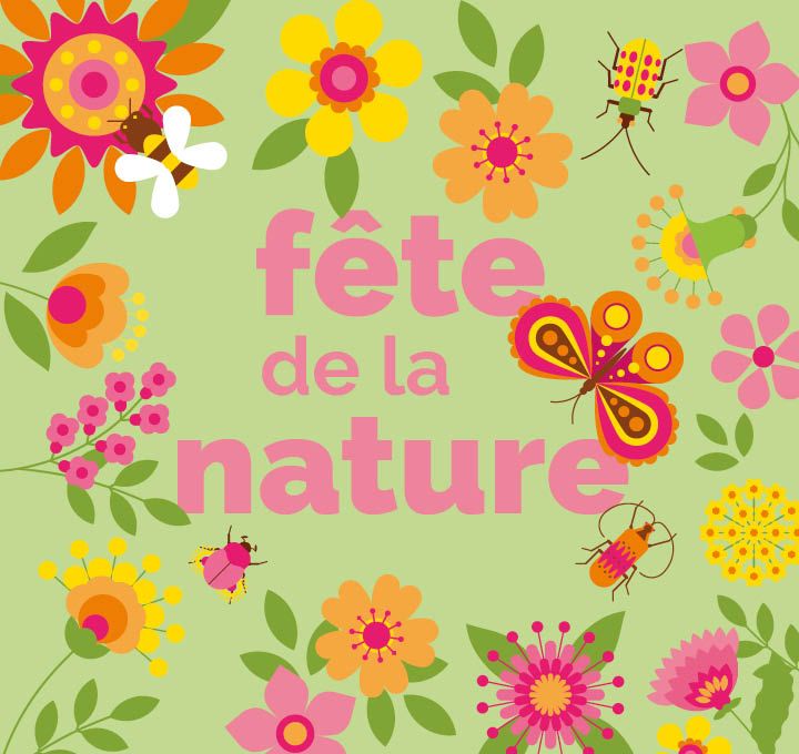 Fleurs, abeilles, papillons,Fête de la nature