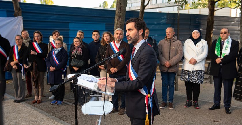 Edouard Denouel prononce son discours