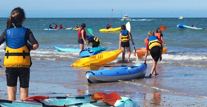 Journée kayak à la mer