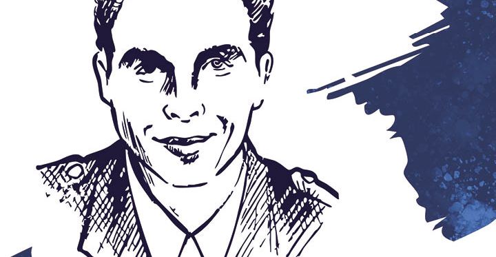 Portrait dessiné d'Alban Liechti