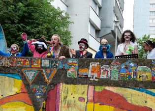 Les clowns du Samovar à la Capsulerie