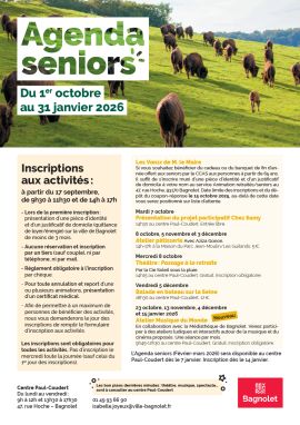 Agenda Senior