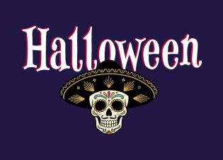 Halloween et une calaveras