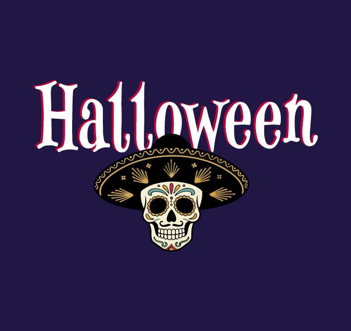 Halloween et une calaveras