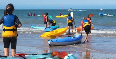 Journée kayak à la mer