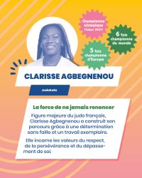 Clarisse Agbegnenou figure majeure du judo français