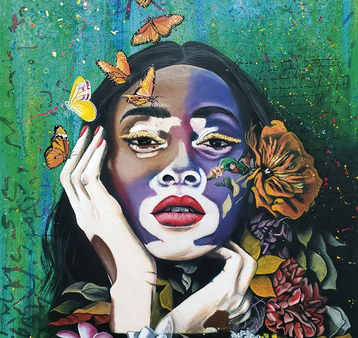 Oeuvre picturale de la street artistes &Zo