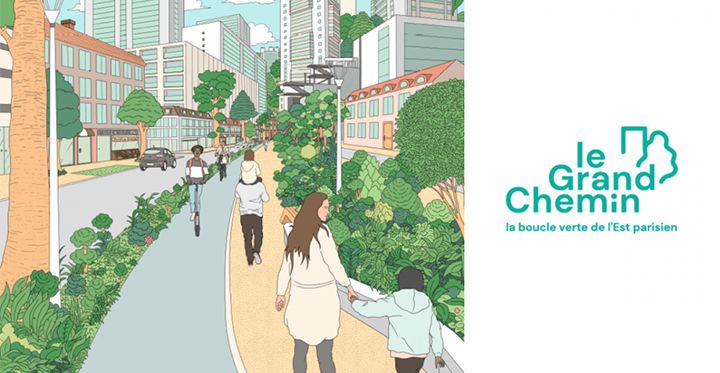 Illustration du Grand Chemin, la boucle de nature en ville