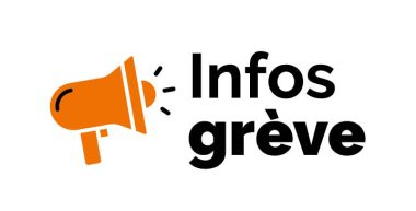 Dessin de haut-parleur pour l'info grève