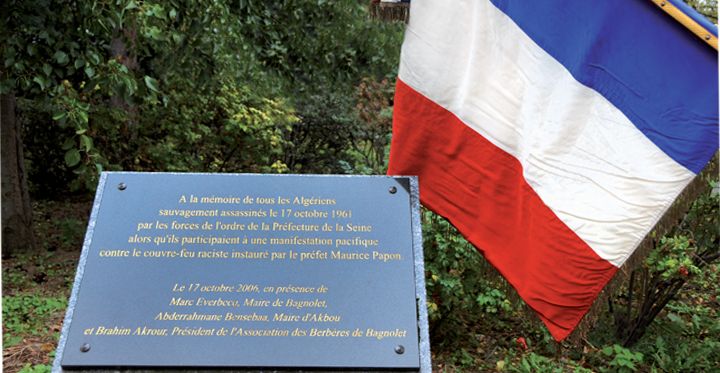 Plaque commémorative 17 octobre 1961
