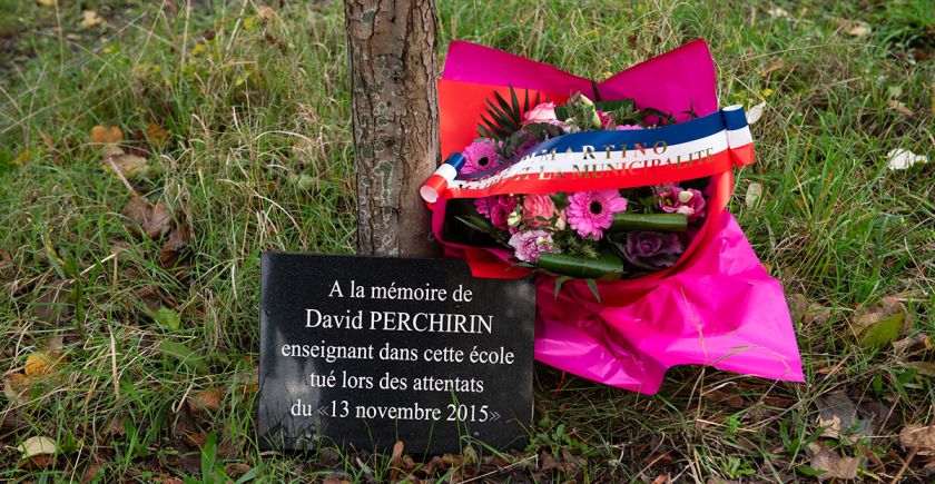 A la mémoire de David Perchirin, enseignant, tué le 13 novembre 2015