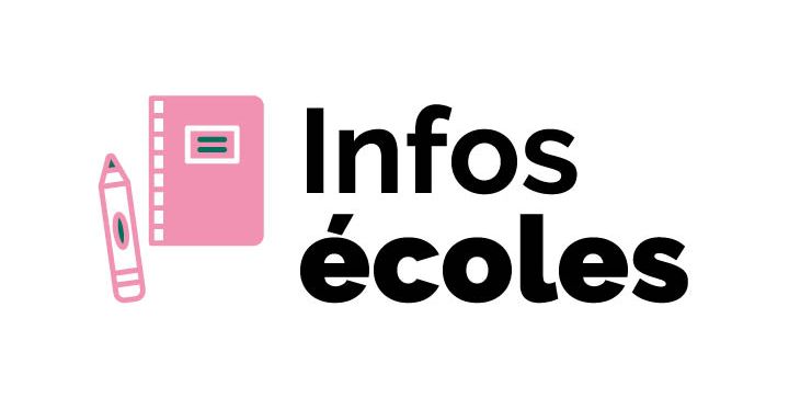 dessin de crayon et cahier pour l'info écoles