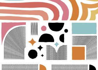 Illustration de lignes et de formes géométriques