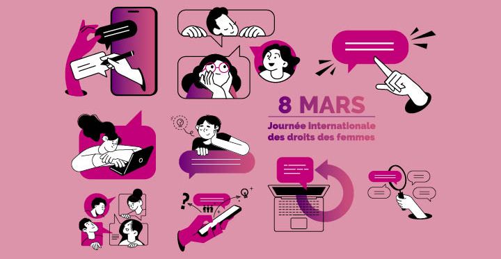 les pictos illustrant les nouvelles façons de communiquer