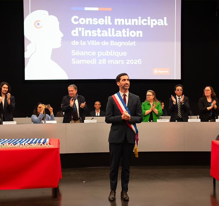 Edouard Denouel, élu Maire de Bagnolet