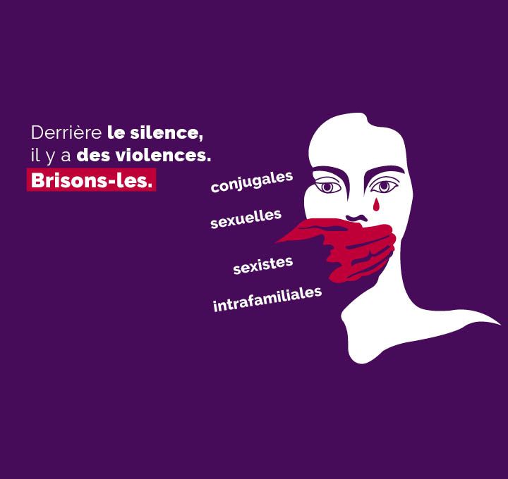 Illustration contre les violences faites aux femmes