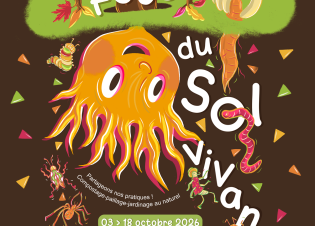 illustration des racines forment un visage enfantin