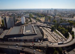 L'échangeur vu des Mercuriales